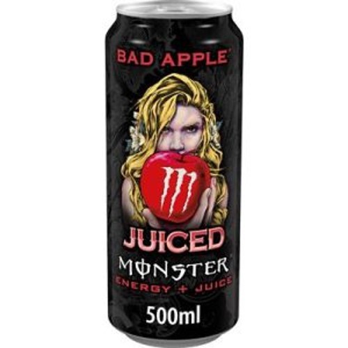 MONSTER ENERGY JUICED BAD APPLE CANS 50CL