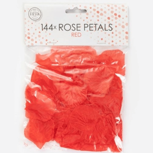 144 Rozenblaadjes Rood