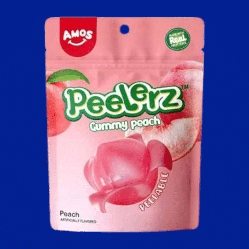 Amos Peelerz Gummy Candy Peach  65 g
