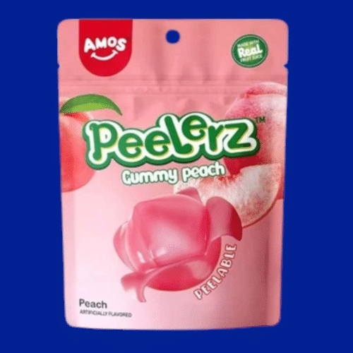 Amos Peelerz Gummy Candy Peach 65 g