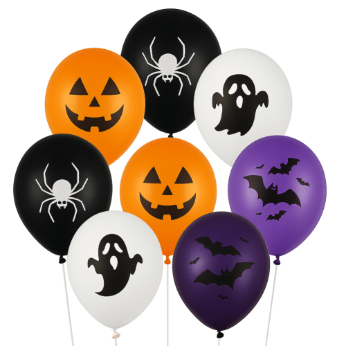 Assortiment Halloween Latex Ballonnen 10 stuks (28 cm)