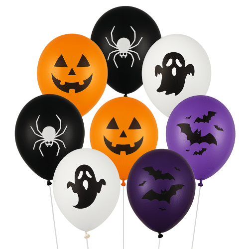Assortiment Halloween Latex Ballonnen 10 stuks (28 cm)