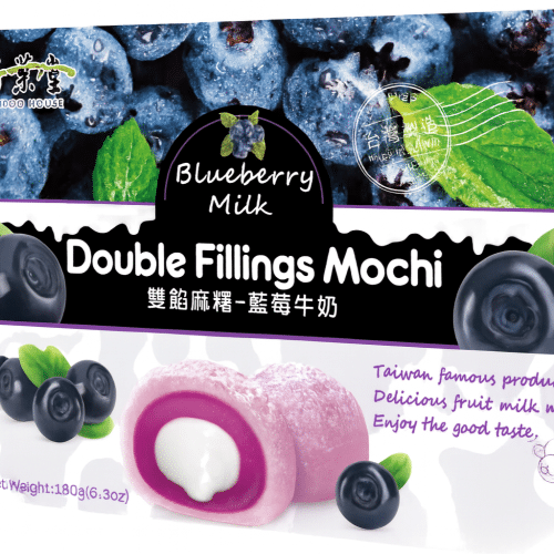 Bamboo House Mochi Double Filling Blueberry 180g