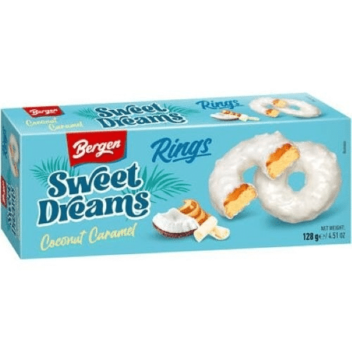 Bergen Coconut Caramel Rings 128gr
