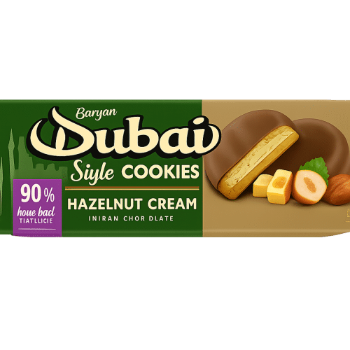 Bergen Dubai Cookies Hazelnut Cream Foil 96g