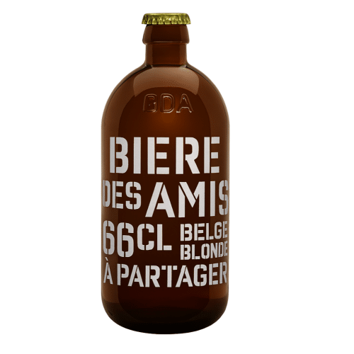 Bière des Amis Blonde 5,8percent 66cl One Way Fles