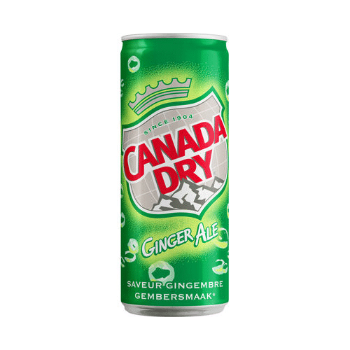 Canada Dry Ginger Ale Sleek Cans 33cl
