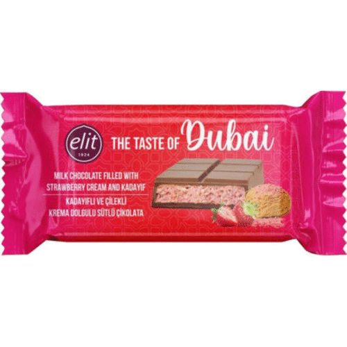 Cd Elit Dubai Chocolate Fraise 90g