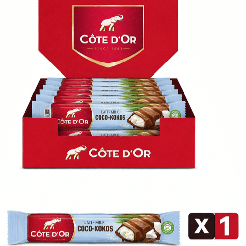 Côte d or melkchocolade met kokos (44 g)