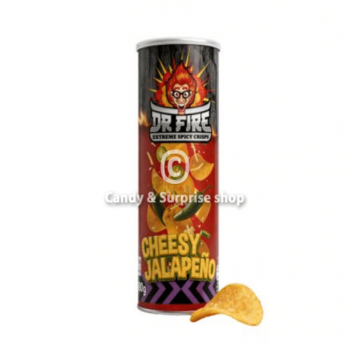 Dr. Fire Crisps Cheesy Jalapeño 80 gr