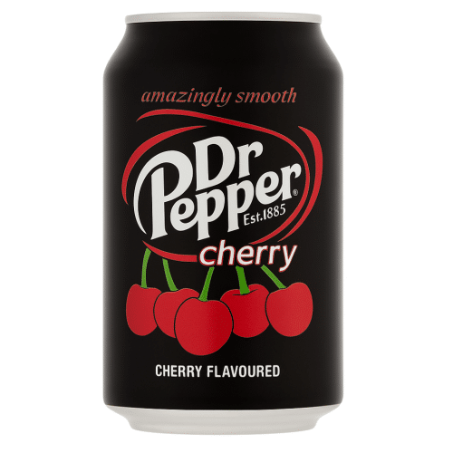 Dr Pepper Cherry Sleek Cans 33cl