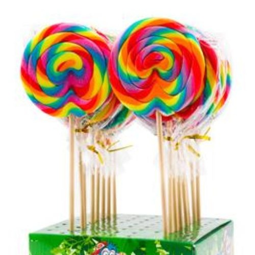 Felko Spiraallolly Regenboog Maxi 10 cm