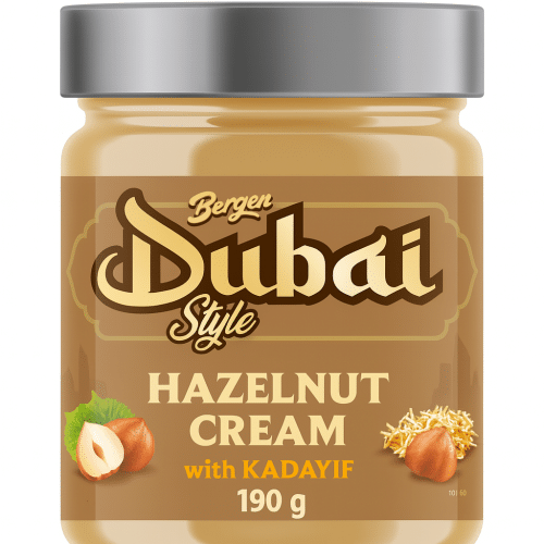 Dubai Hazelnut Cream with Kadayif Spread 190g