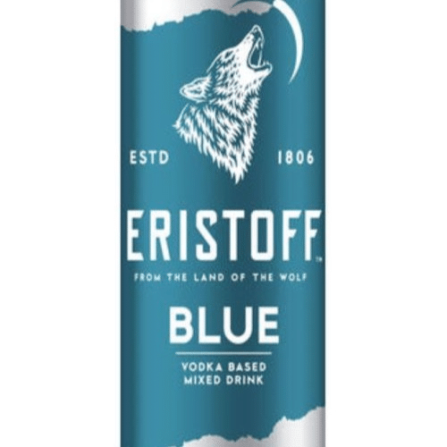 Eristoff Blue 4 percent blik 25 cl