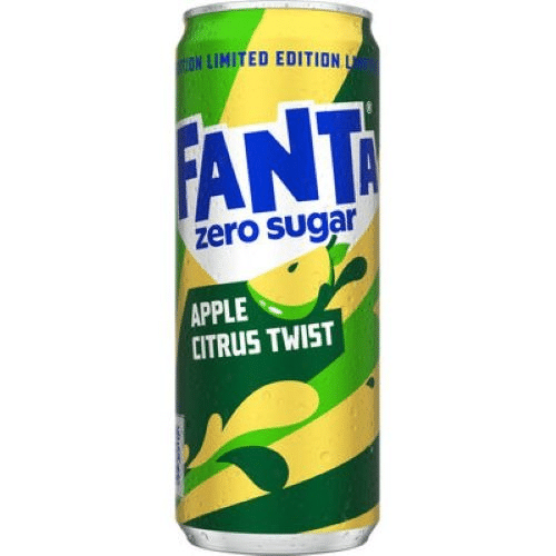 Fanta Zero Apple Citrus cans 33 cl