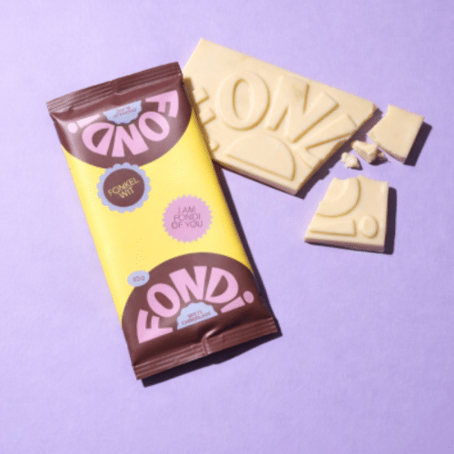 Fonkelwit chocolade 85 gr