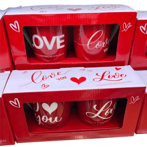 Geschenkset van 2 Love Mokken