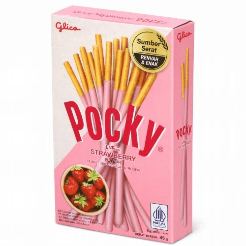 Glico Pocky Biscuit Stick Strawberry 45 g