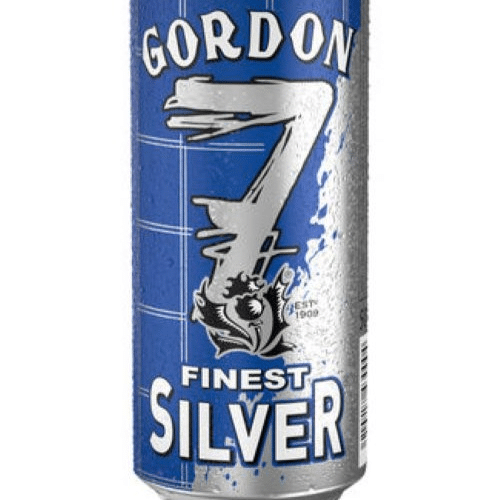 Gordon Finest Silver 7,7 percent  Blik 50 cl