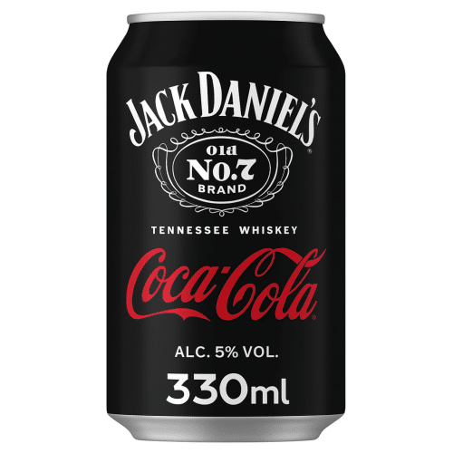 Jack Daniel s & Coca-Cola percent  Fat Can 33cl