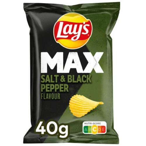 Lay s Max Salt & Black Pepper 40 g