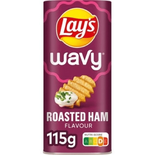 Lays Wavy Mature Roasted Ham 115 g