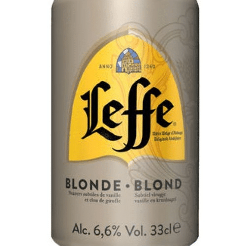Leffe Blonde 6,6 percent  Blik 33cl