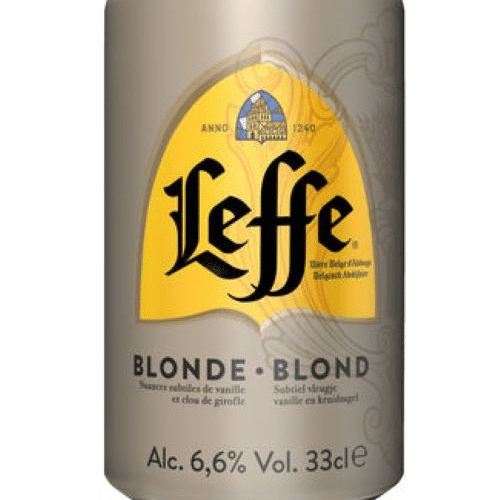 Leffe Blonde 6,6 percent  Blik 33cl