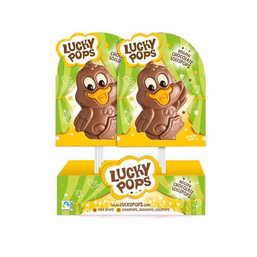 Lucky Pops Chocoladelolly Eend Daffy 20 g