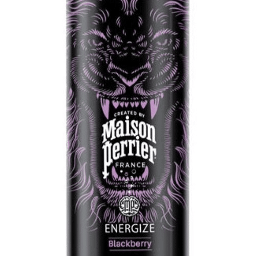 Maison Perrier Energize Blackberry  Sleek Blik 25 cl
