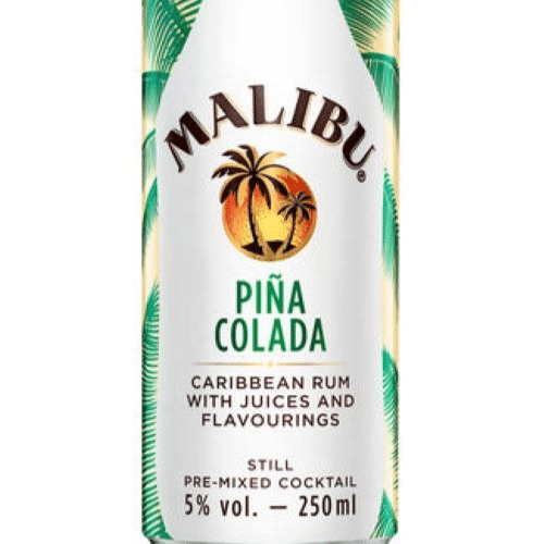Malibu Pina Colada Premix  5 percent  (Blik 25 cl)