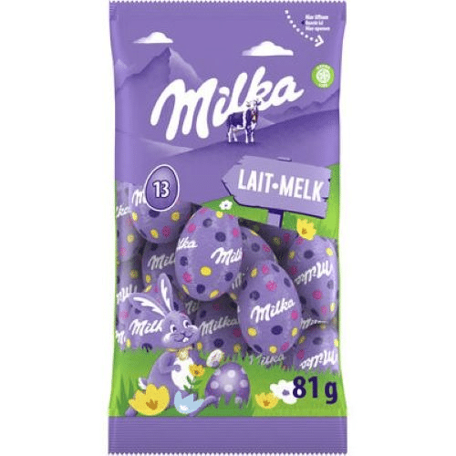 Milka Melkchocolade Paaseitjes 81 g