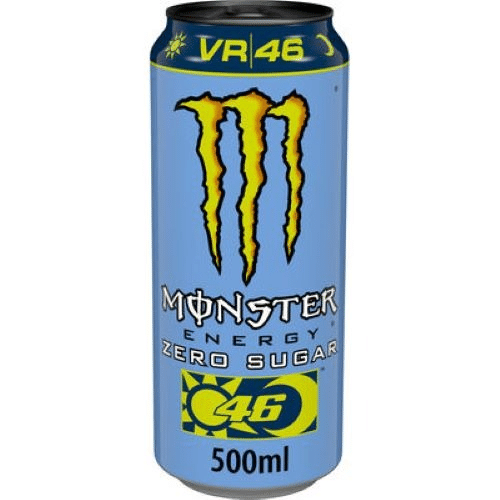 Monster Energy Valentino Rossi Zero Sugar blik 50 cl