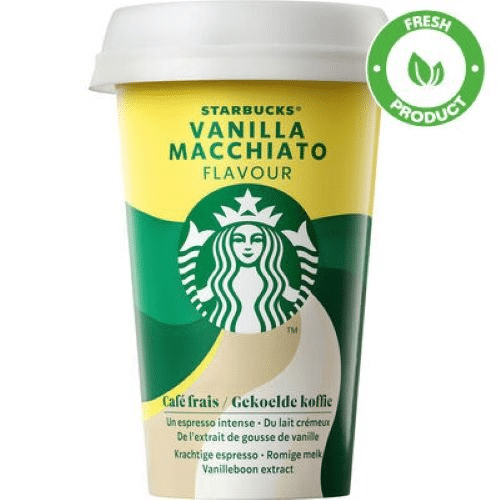 Starbucks Cup Vanilla Bean Macchiato 22 Cl