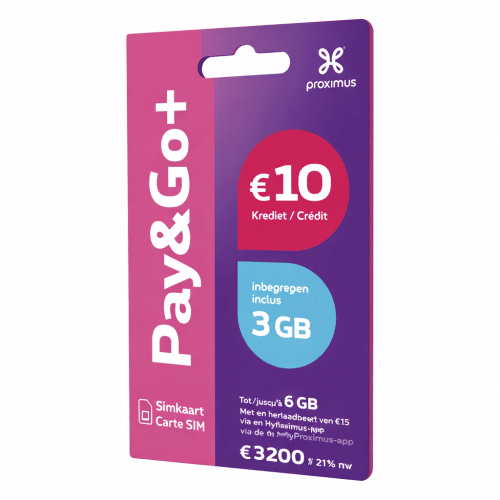 Pay&Go plus  Simkaart 10