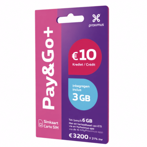 Pay&Go plus  Simkaart 10