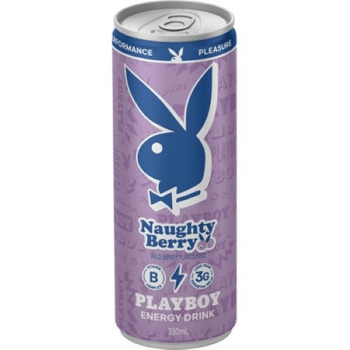 Playboy Energy Drink Naughty Berry 33cl