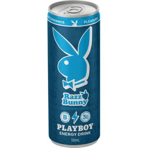 Playboy Energy Drink Razz Bunny 33 cl