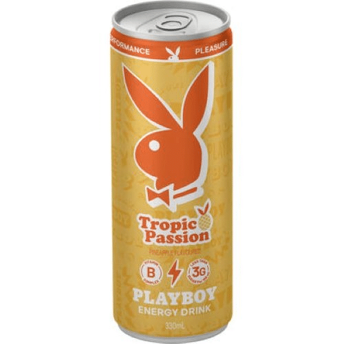 Playboy Energy Drink Tropic Passion 33 cl