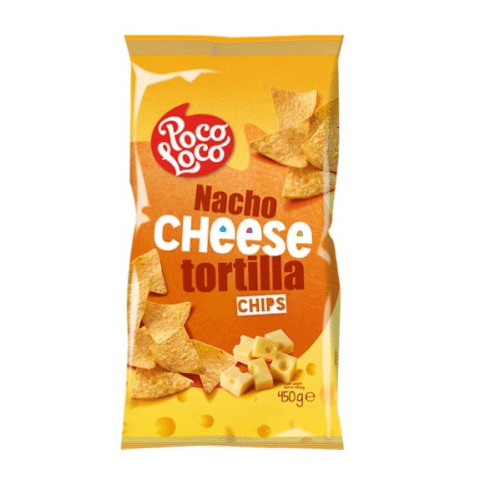 Poco Loco Tortilla Chips Cheese 450 g