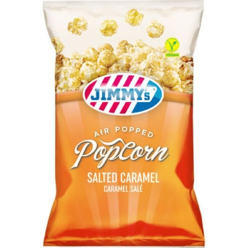 Jimmy s Popcorn Zoute Karamel Vegan 150 g