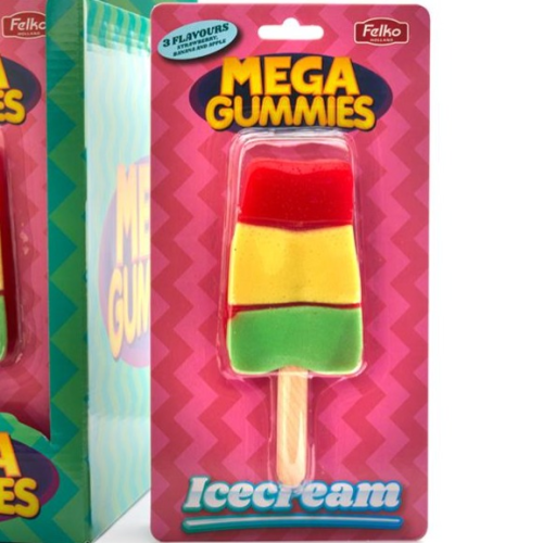 Promo   mega Gummies Ice Cream 120gr