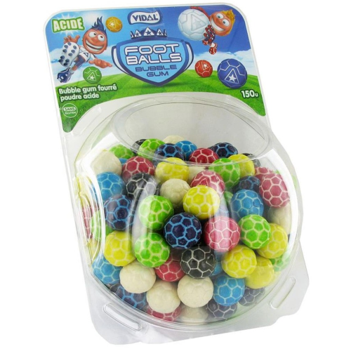 Promo voetbal Bubble Gums Vidal- 1 kilo (150 stuks)
