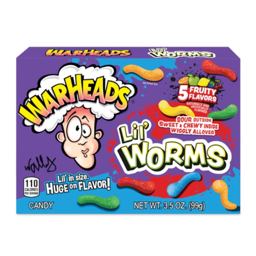 Promo  warheads Lil' Worms Theater Box (99g)