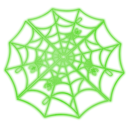 Spinnenweb Glow in the Dark (Gid)