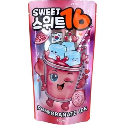 Sweet 16 Pomegranate Ade Zero 20cl