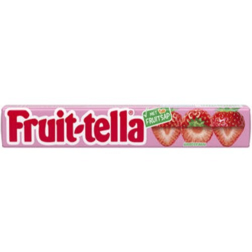 Fruit-Tella Aardbei Vegan 41 g