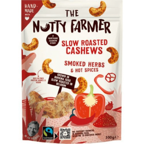 The Nutty F. Noix de Cajou met gerookte kruiden 100gr