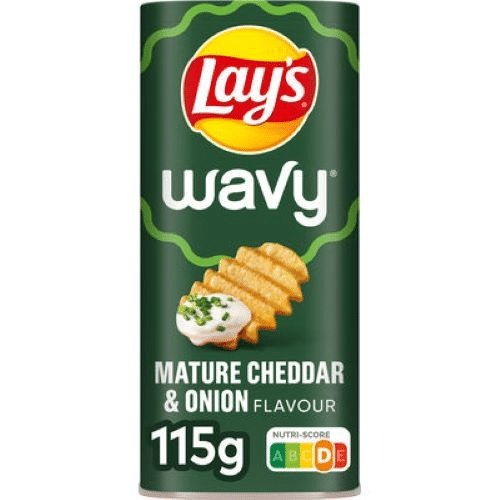 Lays Wavy Mature Cheddar & Onion 115 g