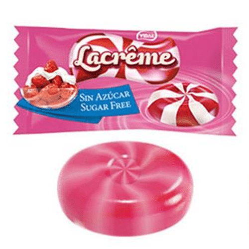 Vidal Lacrême Toffee Aardbei Room 250 g